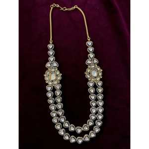 สร้อยคอเพชรโมอิสสีเงิน92.5ชิ้นเครื่องประดับที่สง่างามสำหรับสวมใส่ในชีวิตประจำวัน - Product Image 1