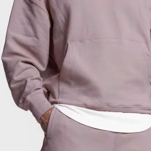 <b>Men</b>’s Wholesale Heavyweight Hoodie Sweatpants Tracksuit <b>Set</b> Rhinestone Printed Streetwear - Product Image 5