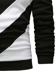 Sweat-shirts à col rond brodés de haute qualité 100% coton pour hommes, taille ample pour l'hiver - Product Image 4