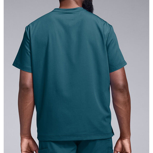 Tenues médicales imperméables Bestex pour hommes, une pièce, col en V personnalisé, trois poches, en Spandex et Rayonne, pour infirmiers, avec imprimé - Product Image 4
