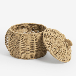 Paniers citrouilles en corde de papier tressée de haute qualité pour le rangement, paniers d'Halloween pour cadeaux, du Vietnam - Product Image 2