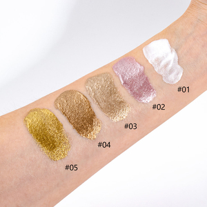 Huile illuminatrice pour le corps scintillante et chatoyante en 5 couleurs, hydratation légère, facile à appliquer, huile pour le corps chatoyante - Product Image 2