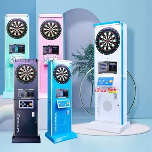 Popüler çok oyunculu Dart oyun salonu oyun makinesi elektrikli spor Dart oyunları jetonu makinesi çoklu oyun modu USD paraları kabul
