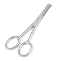 Kit de nettoyage d'oreilles portable en acier inoxydable de qualité médicale, curettes, boucles Billeau et ciseaux pour l'élimination des poils