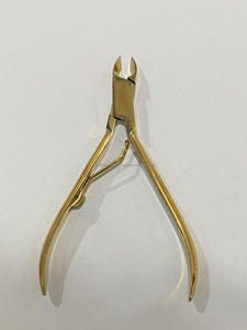 Kit professionnel OEM de ciseaux de manucure et de pédicure en acier inoxydable étui en cuir vintage de qualité supérieure logo personnalisé disponible - Product Image 4