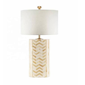 โคมไฟเรซินฝังกระดูกไฟฟ้าลายบั้งสำหรับตกแต่งห้องนั่งเล่น - Product Image 6