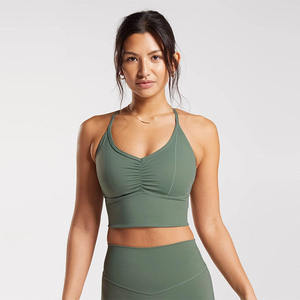 Hot Sale Women's Fitness Sports <b>Bra</b> High Quality 4 Way <b>Stretch</b> Breathable Eco-Friendly Medium Elasticity XS Customizable Front - Product Image 5