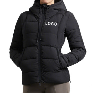 เสื้อโค้ทกันหนาวผู้หญิงแบบสบาย ๆ  แจ็คเก็ตกำมะหยี่  รุ่นปี 2026  ขนเป็ดแท้  ยาว สีขาว  แบบมาตรฐาน - Product Image 1