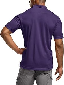 Polo décontracté classique pour homme en coton à manches courtes |   Tissu confortable et respirant |   Impression de logo personnalisé - Product Image 1