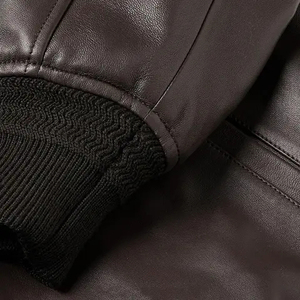 Men's Black Slim Fit Cafe <b>Racer</b> Motorcycle Men <b>Jacket</b> Men's Genuine Cowhide Premium Leather Motorcycle Top Leather wholesale - Product Image 6