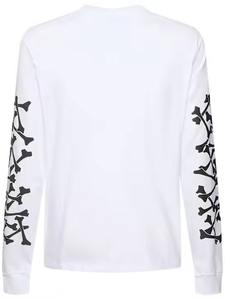 Sweat-shirt à col rond 100 % coton personnalisé OEM, coupe classique, impression sérigraphique, teinture unie, écologique, automne - Product Image 3