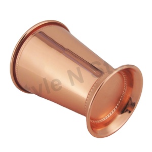 Mint Julep Cup Cobre Color Acero inoxidable Cobre Mint Julep Cup Cobre Plateado Mojito Mint Julep Cup Color dorado - Product Image 1