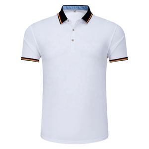 Polo de bonne qualité personnalisé pour hommes, à rayures en coton, Slim et simple - Product Image 2