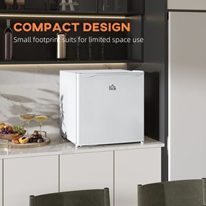 1.1 Cu.Ft Compact Upright <b>Freezer</b> with Reversible Door & Removable Shelves <b>Mini</b> Design for Home Dorm Office White Appliances - Product Image 5