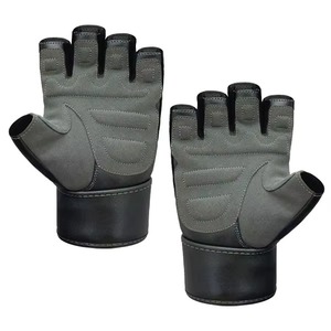 Guantes de Gimnasio de Diseño Personalizado de la Mejor Calidad, Guantes Deportivos Transpirables de Poliéster y Cuero de Alta Durabilidad para Levantamiento de Pesas - Product Image 5