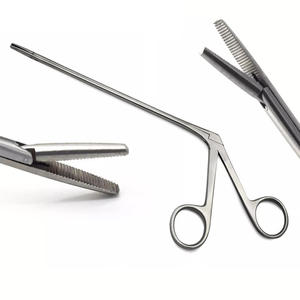 Pinces micro-auriculaires à mâchoires dentelées, instruments chirurgicaux ORL de précision manuels, légères, en acier inoxydable, avec logo personnalisé - Product Image 1