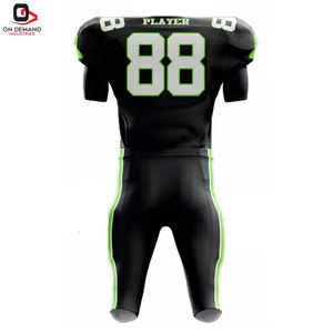 Tissu 100 % polyester, uniforme américain, léger et respirant, idéal pour les mouvements rapides et les matchs intenses. - Product Image 2