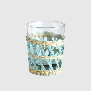 Panier de rangement élégant pour verres à jus en verre de jacinthe, idéal pour comptoir de cuisine moderne et configuration de salle à manger raffinée - Product Image 5