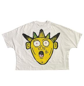 Camisetas de Algodón Oversize Unisex al por Mayor, Camisetas para Hombre con Estampado DTF, Camisetas Personalizadas con Hombros Caídos para Hombre - Product Image 1