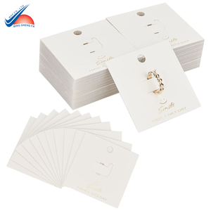 Carte d'affichage de bijoux de boutique | Matériel de papier épais avec la finition mate douce de stratification. - Product Image 1