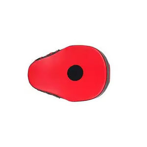 ถุงมือชกมวยสีแดงคุณภาพสูงขายดี พิมพ์ลายโลโก้ตามสั่ง ดีไซน์โค้งรับแรงกระแทก แผ่นโฟกัสสำหรับชกมวย - Product Image 5