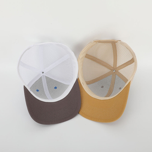 Casquette Trucker Unisexe en Maille 6 Panneaux Couleurs Contrastées Respirante Réglable Printemps-Été Décontractée Taille Adulte 58-60CM - Product Image 6