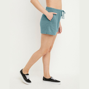 Pantalones Cortos Deportivos Casuales para Mujer, de Felpa Francesa, Cintura Alta, Suaves, Transpirables, de Secado Rápido, Ecológicos, con Tecnología de Control de Humedad, Servicio OEM - Product Image 4