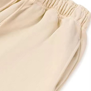 Pantalon de jogging ample et droit pour homme, couleur unie, coupe bootcut, avec logo imprimé en relief - Product Image 6