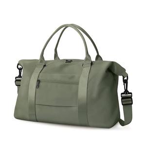 Bolsa de Lona de Cuero Personalizada Unisex de Alta Calidad, Gran Capacidad, Compartimento para Zapatos, con Logotipo Personalizado y Espacio de Almacenamiento Personalizado - Product Image 1