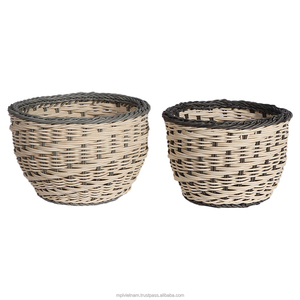 Panier de rangement multifonctionnel tissé pour la maison-Panier à jouets durable et organisé pour les enfants, vente en gros du Vietnam - Product Image 5
