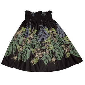 Falda Maxi Hawaiana con Bordado Floral Tropical para Mujer, Ligera y Fluida, Ideal para Vacaciones de Otoño - Product Image 4