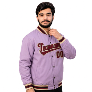 Veste varsity surdimensionnée avec logo personnalisé, corps en polyester, broderie personnalisée, coupe unisexe, pour les marques de vêtements américaines - Product Image 4