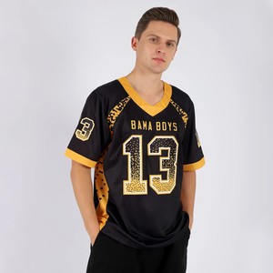 Fournisseur en gros de maillots de football personnalisés, tissu 100% polyester, séchage rapide, respirant, fabricant OEM ODM, logo d'équipe - Product Image 3