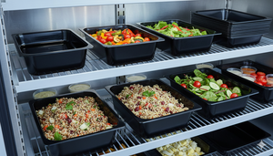 High Quality Polypropylene GN Pan 1/2 40MM Freezer Safe & Microwave Friendly Food Storage Container for Catering and Kitchen Use - Product Image 4