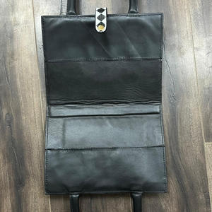 Premium Quality Hand-Tooled Checkered Leather Bible Cover Design Cowhide <b>Inspirational</b> Prayer Protector Handled <b>Book</b> Cover Case - Product Image 6