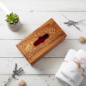 Elegant Wooden Tissue Holder for Bathroom and Bedroom - Product Image 6