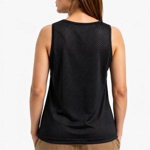 Custom Women <b>Mesh</b> Tank <b>Top</b> Sleeveless Sports Gym Fitness Workout Training Vest Quick Dry Lightweight Design tank <b>Top</b> - Product Image 2