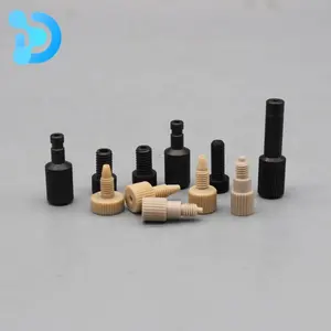 Precision PTFE Plastic fastener PTFE PVDF PEEK screw