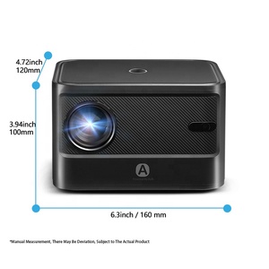 Proyector de Video Inteligente 4K para Dormitorio 2026, con Android Auto Beam, para Películas Educativas y Cuentos, Bajo Costo, Multimedia A002, Dropshipping - Product Image 4