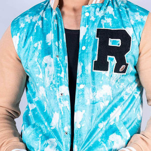 Veste de sport universitaire d'hiver personnalisée grande taille pour hommes, veste de sport de type Letterman avec des matériaux 100% laine de haute qualité - Product Image 5