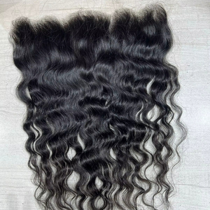 Extensiones de Cabello Natural Remy Indio Negro/Marrón 13/4, Tejido Frontal Cómodo a Máquina con Doble Trama, Alta Calidad - Product Image 1