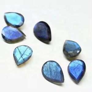 Labradorite naturelle 6x9mm à facettes coupe poire pierre précieuse en vrac meilleur choix nouveau produit 2024 au prix d'usine pierres Alibaba inde - Product Image 2