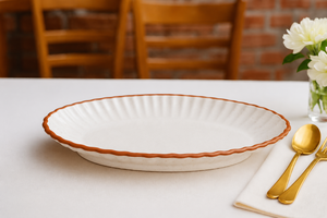 Hot Sale Food Grade Gold Rim Dinner Charger <b>Plates</b> <b>Ceramic</b> <b>Plate</b> for Restaurant Wedding Premium Quality - Product Image 4