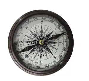New Design Antique Poem Compass Antique Brass Boy Scouts compass Nautical Brass Navigational scout oath poem compass