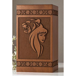 Luxury Wooden Urn Box with Polished Surface Premium Hardwood Cremation Urn for Ashes by AYAANS - Product Image 4