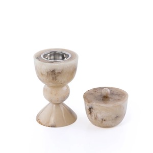 Brûleur d'encens Mubkhar en résine arabe de luxe, fait main, porte-bakhoor arabe pour copeaux d'oud, parfum d'ambiance traditionnel pour la maison - Product Image 3