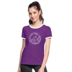 Ropa de mujer, ropa de mujer, camiseta de talla grande, informal, de algodón, textil suave, cuello redondo, gasa para mujer, liso, personalizado, inteligente, Anti - Product Image 3