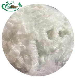 Harga pabrik langsung serat putih padat untuk jarum kain tanpa tenun dari pemasok serat sintetis Vietnam VINAFIBER Co.,Ltd