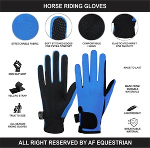 Premium Quality Equestrian Horse Riding Gloves Designed for Maximum <b>Grip</b> <b>Control</b> and Comfort in All Equestrian Sports - Product Image 2
