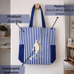 Sac fourre-tout en toile de coton et en jute imprimé personnalisé en gros avec poignées, sac de shopping promotionnel écologique réutilisable - Product Image 5